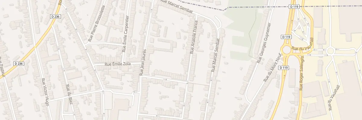 Plan du 47 Rue Anatole France à Outreau