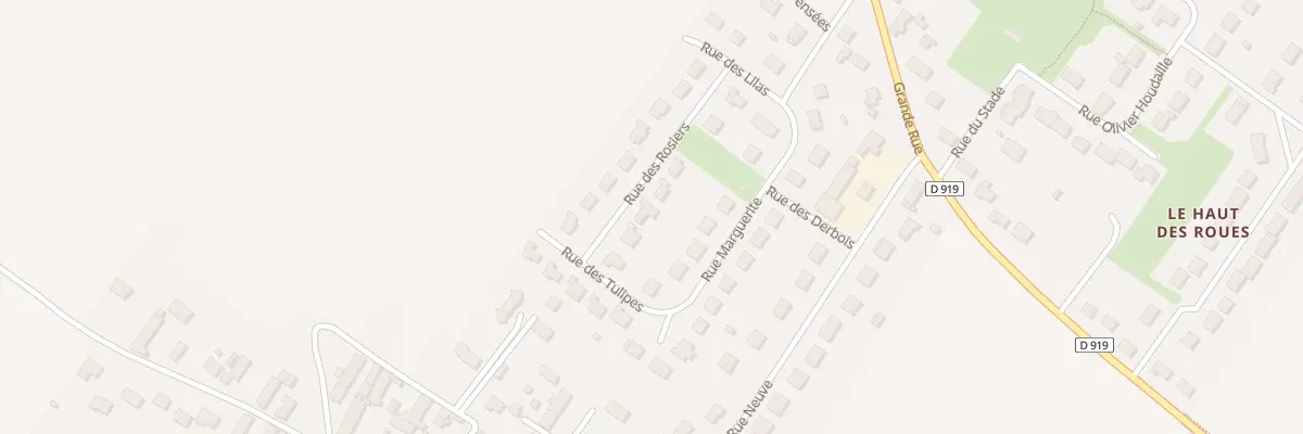 Plan du 10 Rue des Rosiers à Villorceau