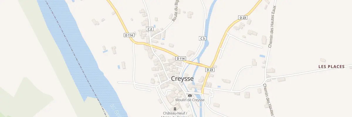 Plan du 5043 Creysse à Creysse