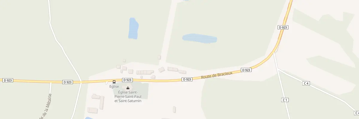Plan du 2 L’Eglise à Neuvy