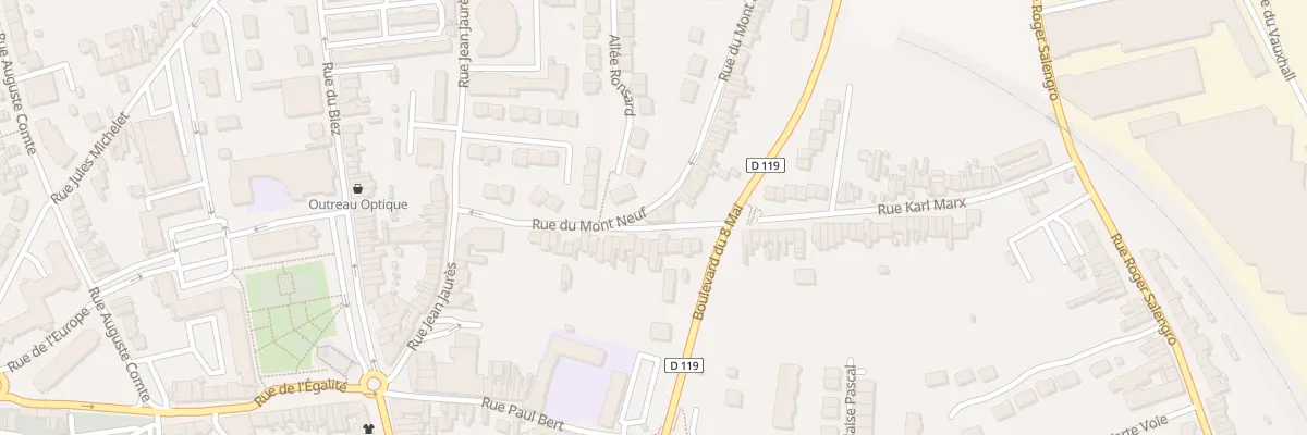 Plan du 193 Rue du Mont Neuf à Outreau