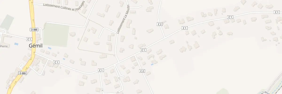 Plan du 90002 La Plano à Gémil