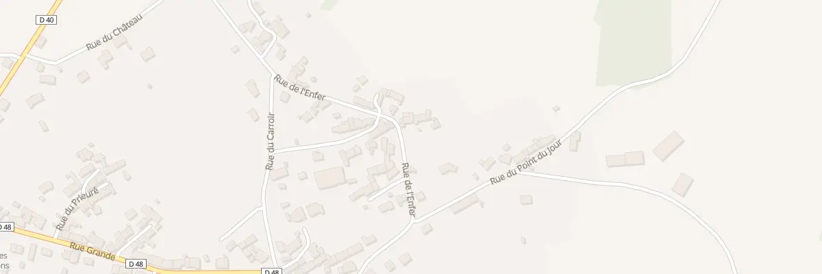 Plan du 10 Rue de l’Enfer à Badecon-le-Pin