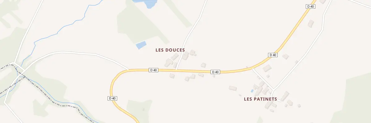Plan du 4 Les Douces à Chavin
