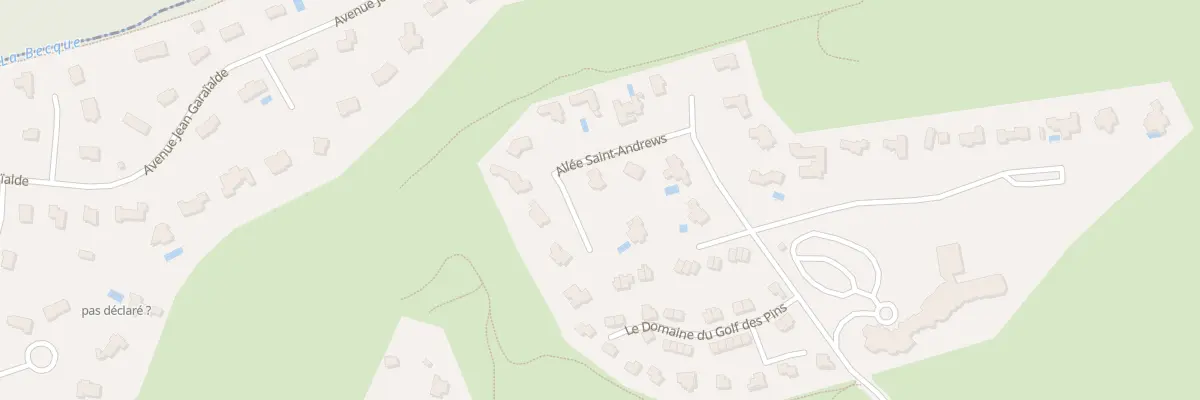 Plan du 83 All de St Andrews à Neufchâtel-Hardelot
