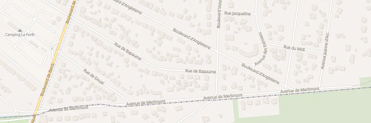 Plan du 70 Rue de Bapaume à Cucq