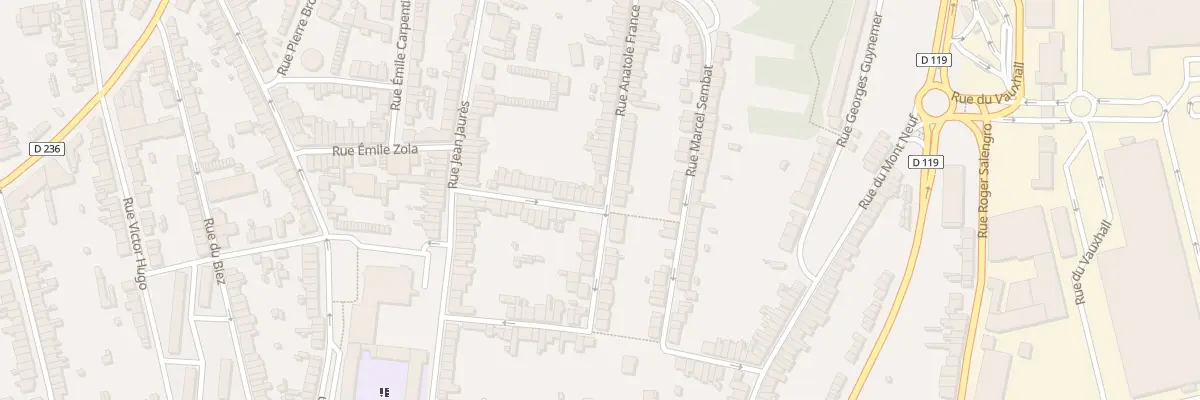 Plan du 33 Rue Anatole France à Outreau