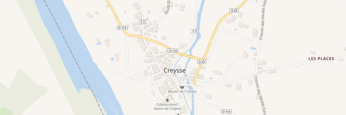 Plan du 213 Rue du Cacrey à Creysse