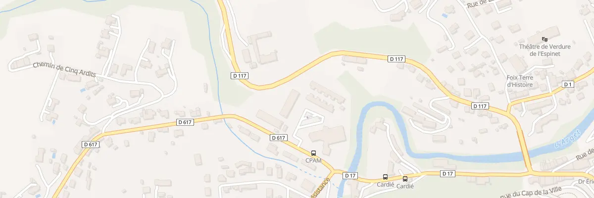 Plan du 1B Av de Sibian à Foix