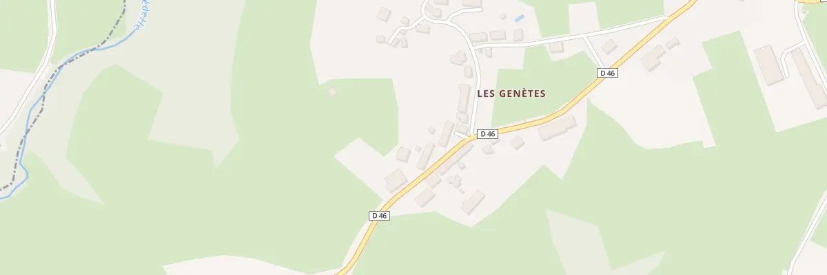 Plan du 39 Les Genètes à Sagnat