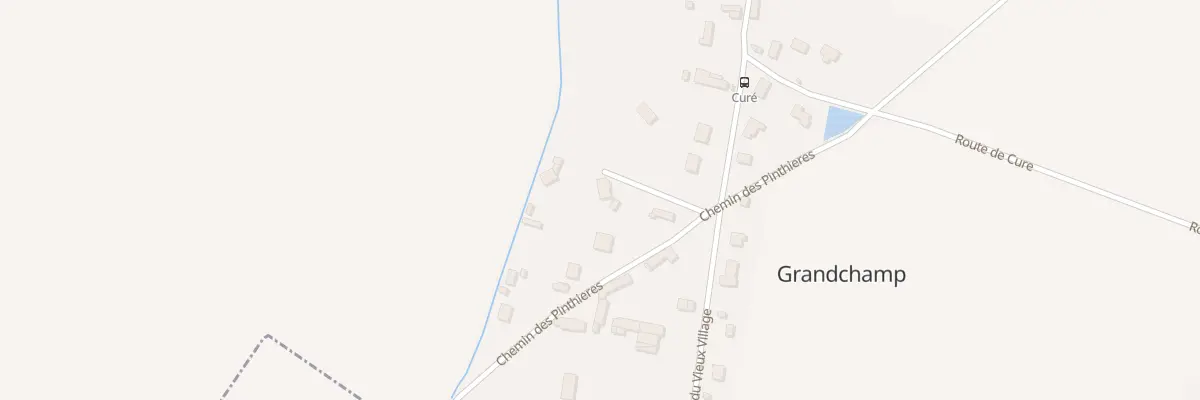 Plan du 2B Che des Pinthieres à Grandchamp