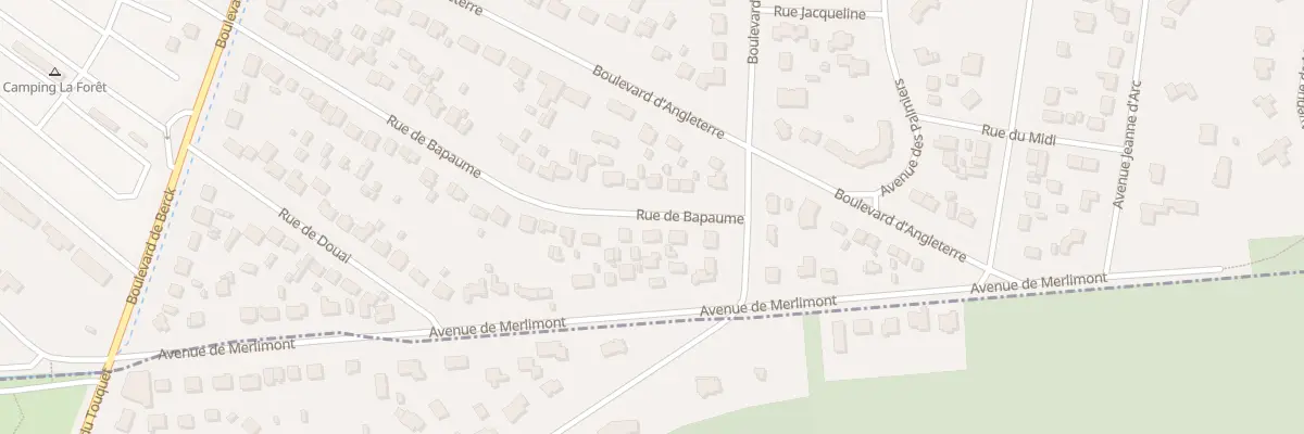 Plan du 61 Rue de Bapaume à Cucq