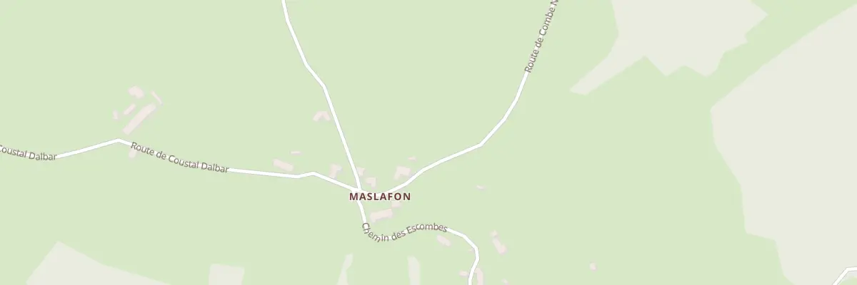Plan du 55 Rte de Combe Nègre au Vignon-en-Quercy
