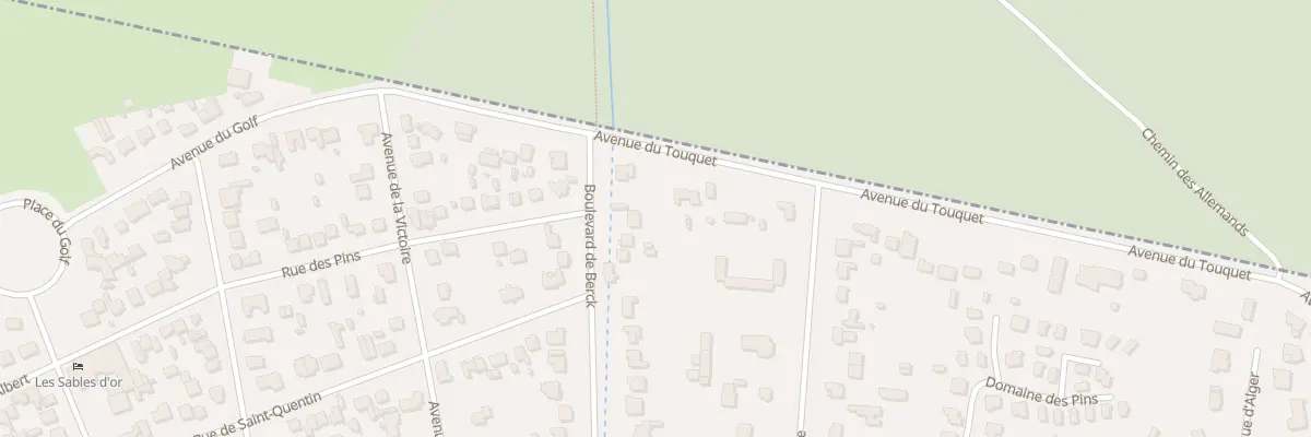 Plan du 1406 Bd de Berck à Cucq