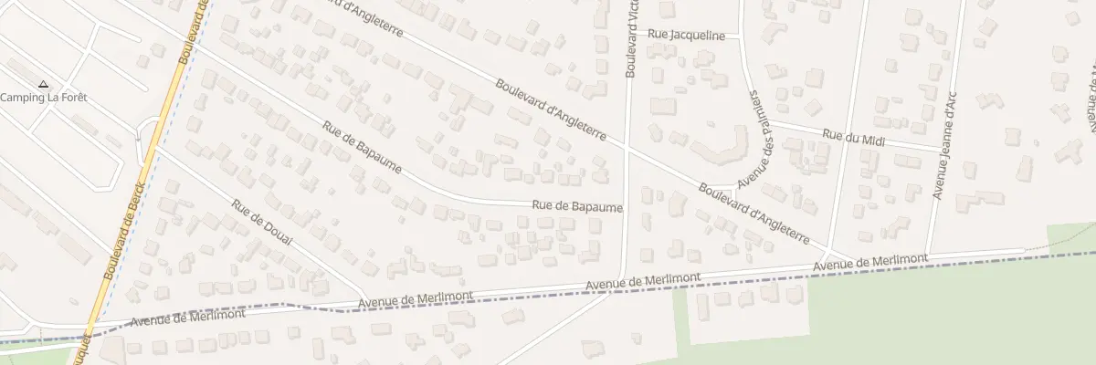 Plan du 56 Rue de Bapaume à Cucq