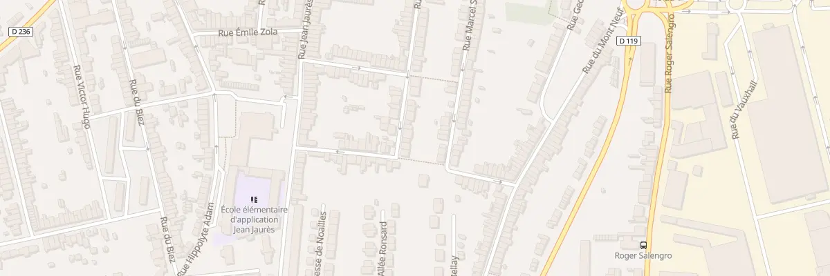 Plan du 42 Rue Anatole France à Outreau