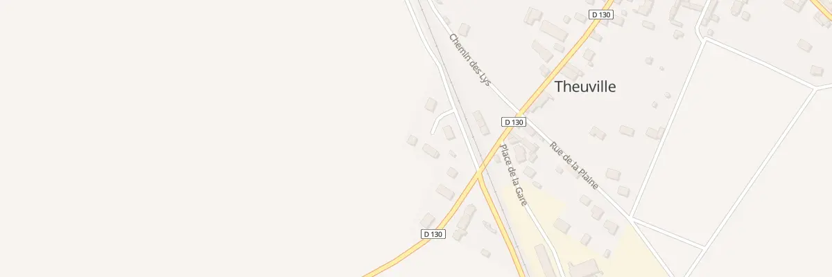 Plan du 3 All du Meunier à Theuville