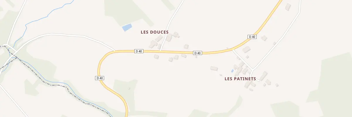 Plan du 3 Les Douces à Chavin