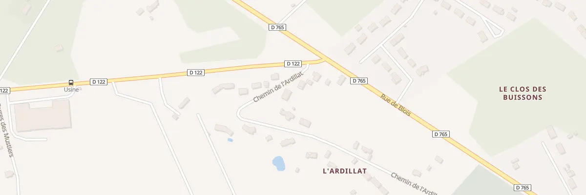 Plan du 648 Che de l’Ardillat à Mur-de-Sologne