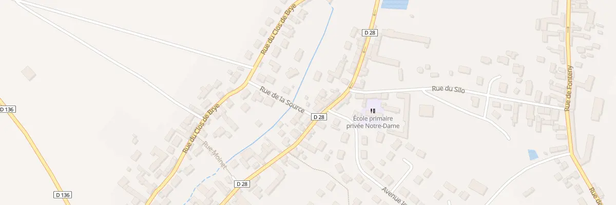 Plan du 2 Rue de la Source à Sours