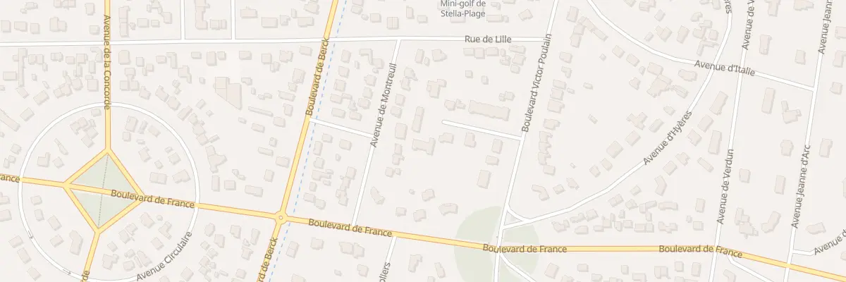 Plan du 87 Rue Raymond Taburiaux à Cucq