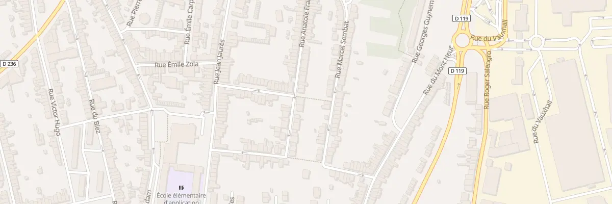 Plan du 60 Rue Anatole France à Outreau