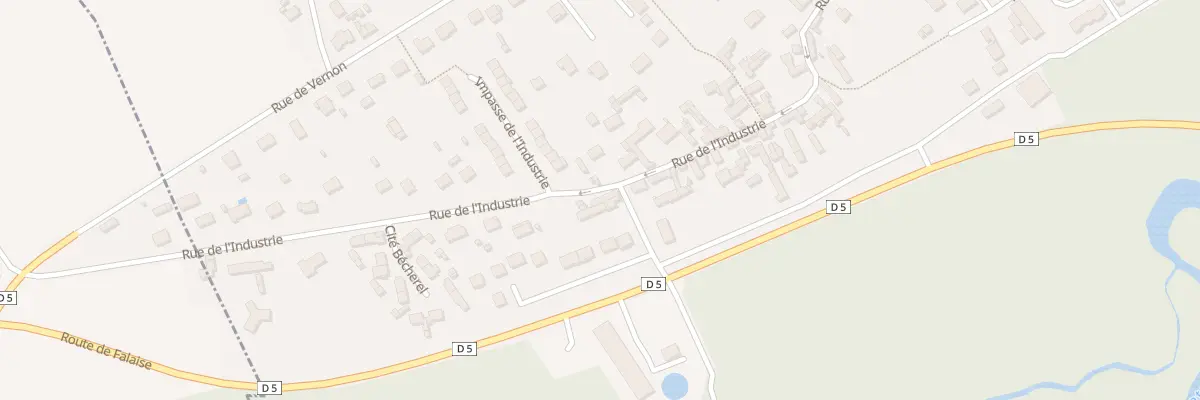 Plan du 85 Rue de l’Industrie à Gasny