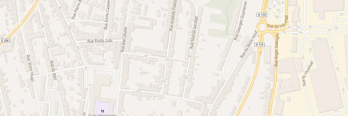 Plan du 62 Rue Anatole France à Outreau