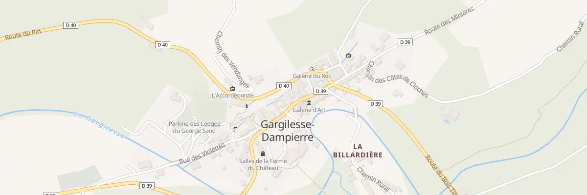 Plan du 5261 Le Bourg à Gargilesse-Dampierre