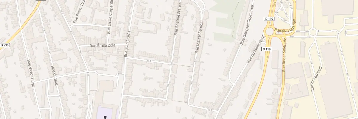 Plan du 64 Rue Anatole France à Outreau