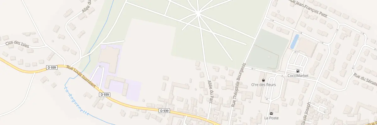 Plan du 5 All du Parc à Sours