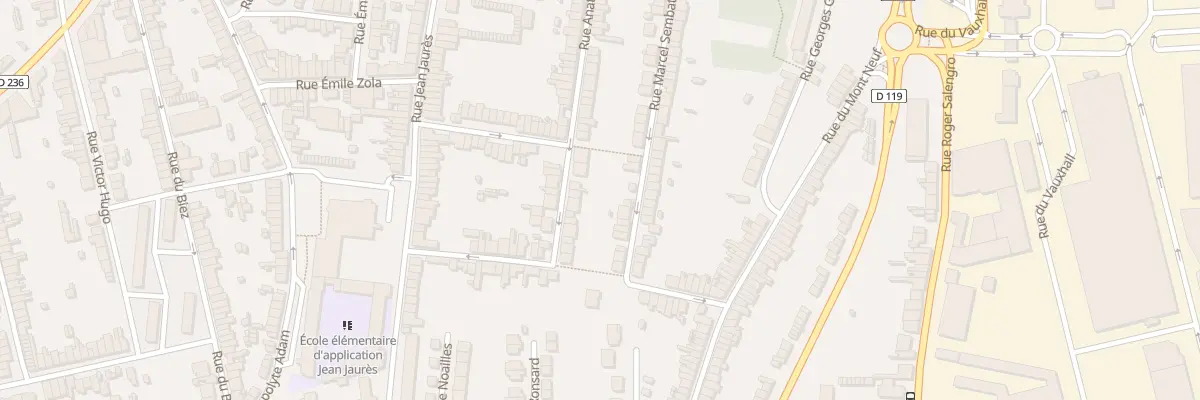 Plan du 52 Rue Anatole France à Outreau
