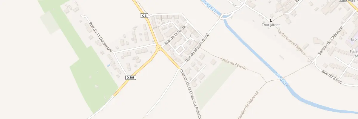 Plan du 554 Rte de Champagne à Houdan