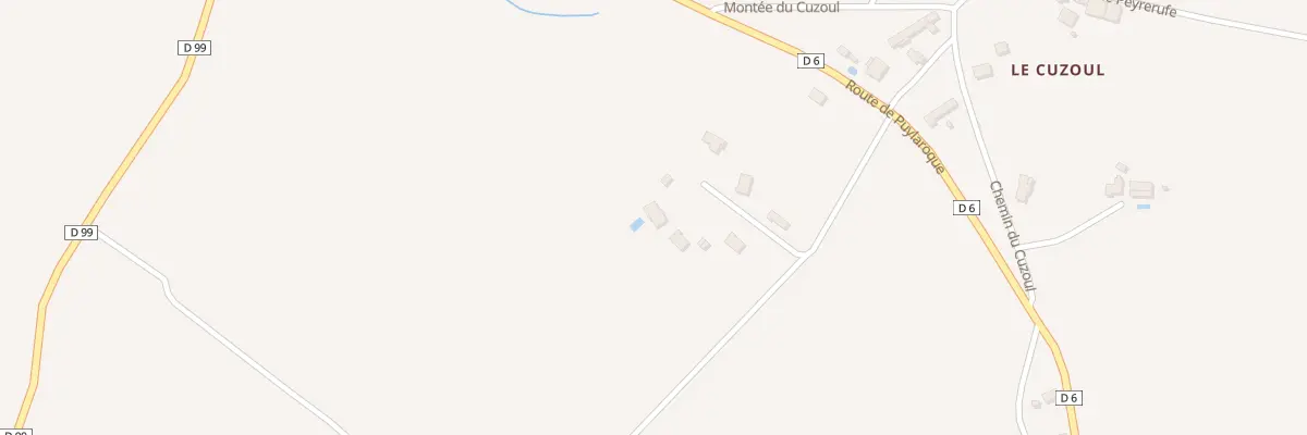 Plan du 221 Imp de Lucante à Lalbenque
