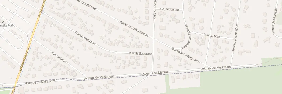 Plan du 30 Rue de Bapaume à Cucq