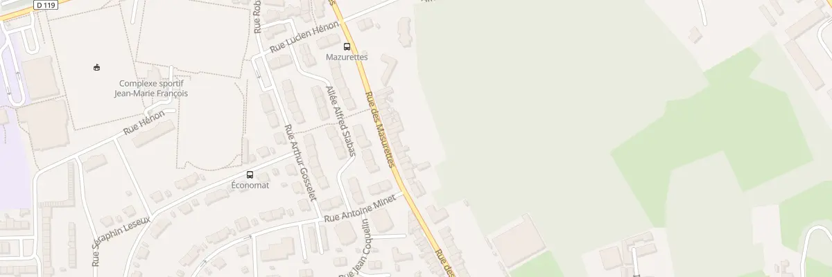 Plan du 77 Rue des Masurettes à Outreau