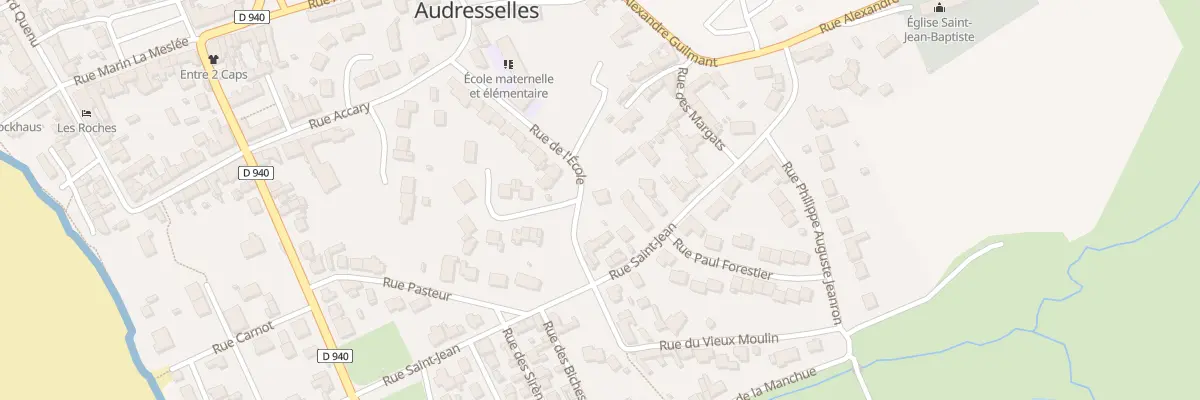 Plan du 60 Rue de l’École à Audresselles
