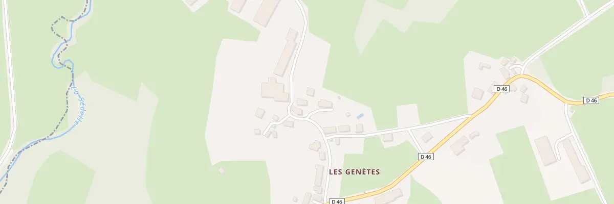 Plan du 21 Les Genètes à Sagnat