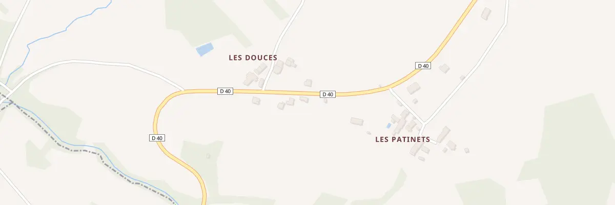Plan du 1 Les Douces à Chavin