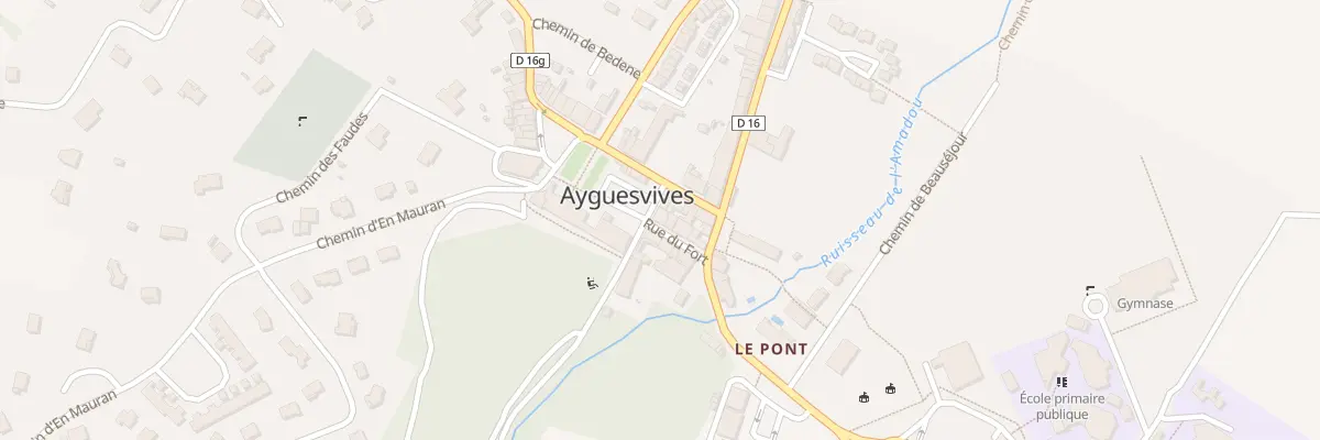 Plan du 6 Rue du Fort à Ayguesvives