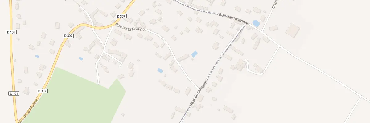 Plan du 9 Rue de la Pompe à Senantes