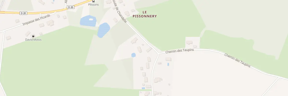 Plan du 6 Rte de Chandelle à Luant