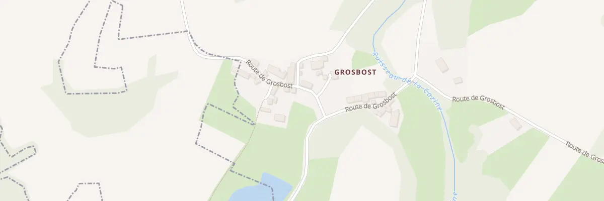 Plan du 7 Rte de Grosbost à Naillat