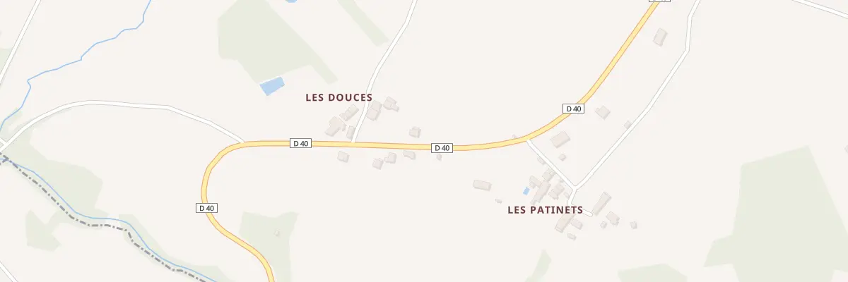Plan du 2 Les Douces à Chavin