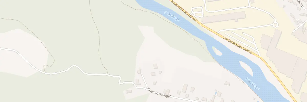 Plan du 72 Che de Rigail à Pamiers