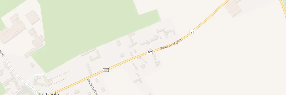 Plan du 17 Rte de l’Eglise au Caule-Sainte-Beuve