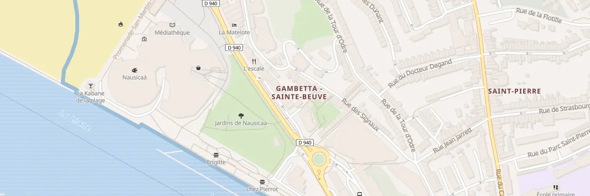 Plan du 12 Bd Sainte Beuve à Boulogne-sur-Mer