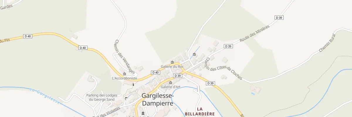 Plan du 5044 Le Bourg à Gargilesse-Dampierre