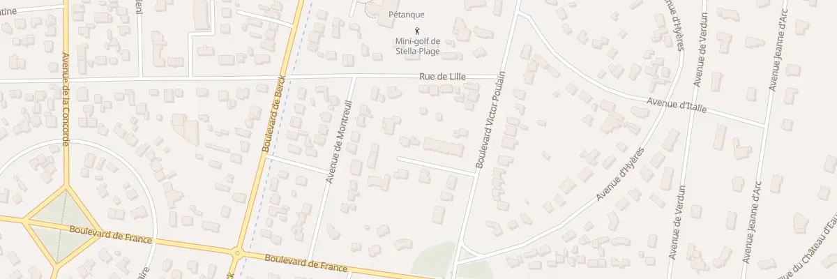 Plan du 60 Rue Raymond Taburiaux à Cucq