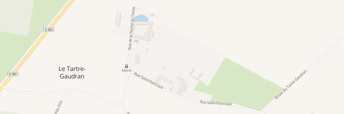 Plan du 3 Rue Saint Pancracé au Tartre-Gaudran